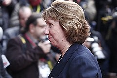 Российских журналистов не допустили на брифинг Эштон в Киеве