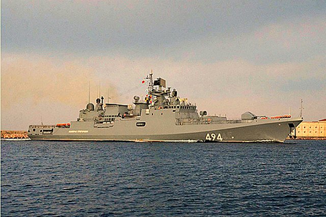 Фрегат «Адмирал Григорович», оснащенный «Калибрами», вошел в Средиземное море