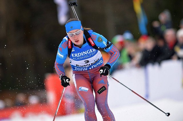 Российская биатлонистка выиграла спринтерскую гонку на Кубке мира