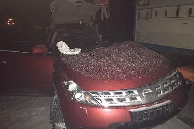 Водитель Nissan Murano врезался в шедший попутно грузовик под Заречным