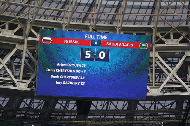 Саудовских футболистов накажут за проигрыш россиянам