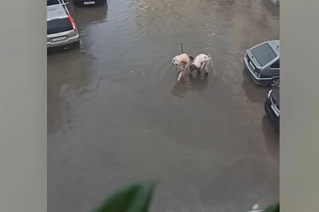 В Екатеринбурге дождём чуть не смыло жилой дом