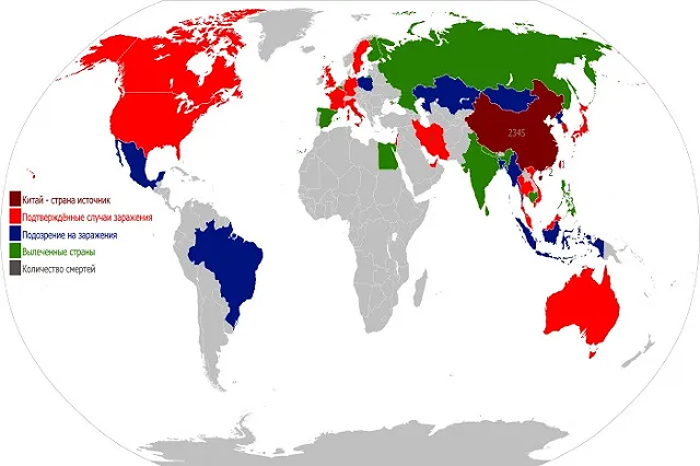 В Италии от коронавируса погибли двое, заражены 79 человек. В Китае погибших 2442