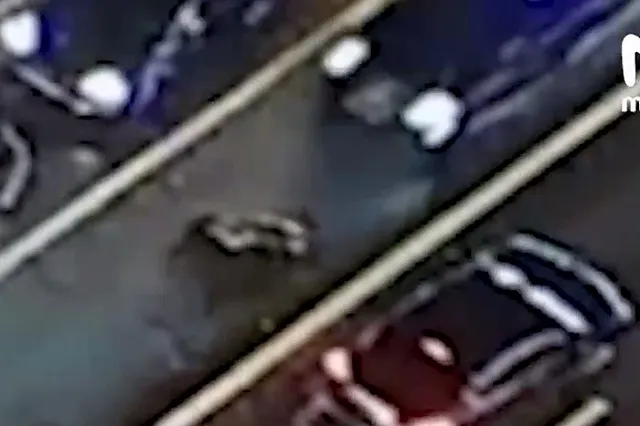 На Новом Арбате два автомобиля правительственной серии переехали легшего на дороге пешехода