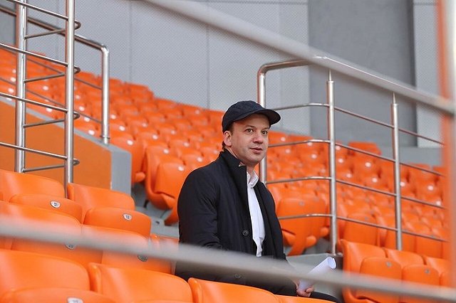 Вице-премьер РФ побывал на «Екатеринбург-Арене». Доволен он остался не всем