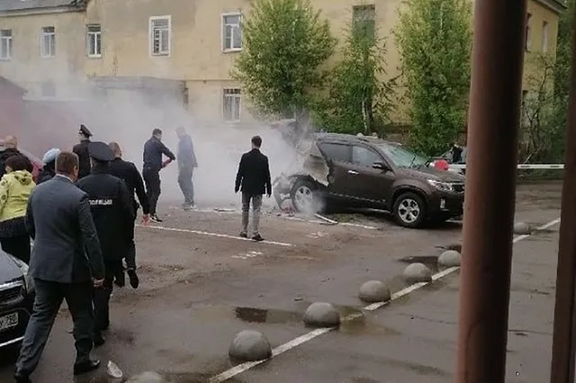 В Подмосковье машина взорвалась из-за снаряда РПГ