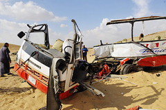 Десять россиян серьезно пострадали в ДТП в Египте