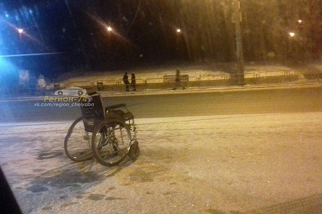 Челябинского колясочника сбили насмерть напротив ТРК «Родник»