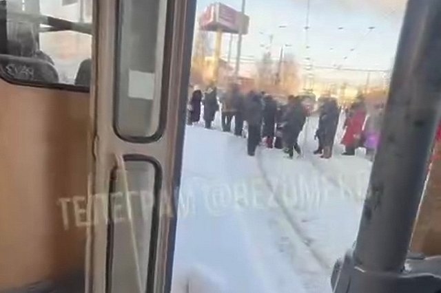 На Таганском ряду встали трамваи