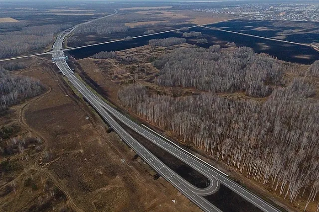В Свердловской области открыли новый четырёхполосный участок трассы до Тюмени