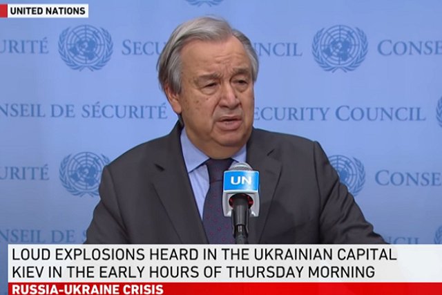 Генсек ООН призвал немедленно прекратить боевые действия в районе ЗАЭС