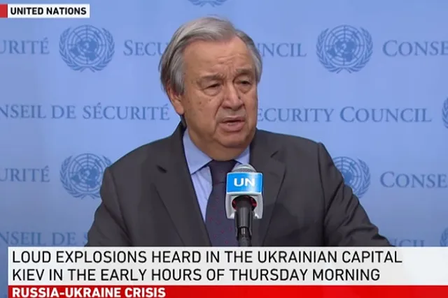Генсек ООН призвал немедленно прекратить боевые действия в районе ЗАЭС