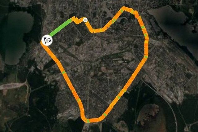 Екатеринбурженка пробежала 25,5 километра, чтобы сделать валентинку