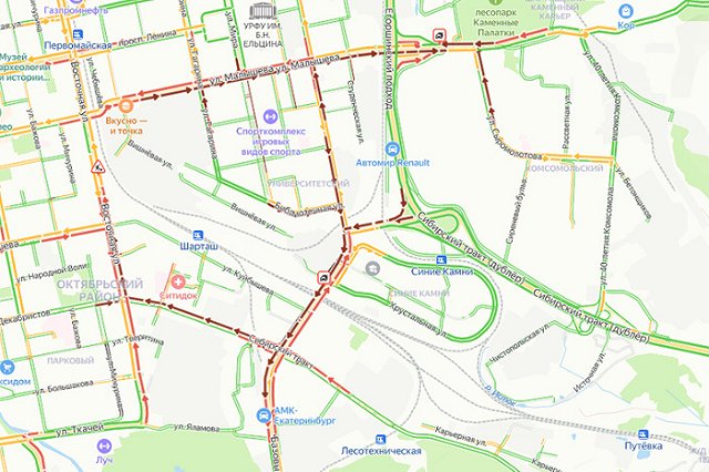 Зверские пробки: в Екатеринбурге сняли асфальт около многострадальной новой мегаразвязки