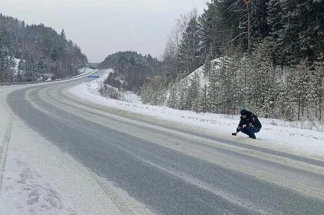 Пермский тракт засыпало снегом