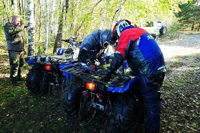 Сергей Карякин занял второе место на гонках на квадроциклах