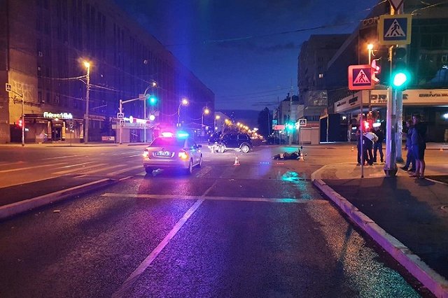 В Екатеринбурге за минувшие сутки в ДТП разбились три байкера