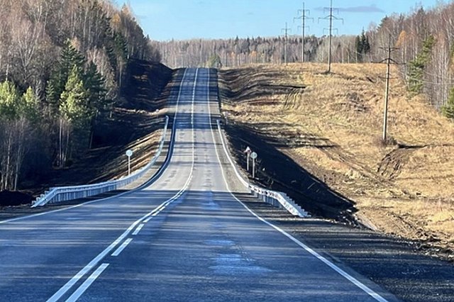 В Свердловской области отремонтировали важную трассу
