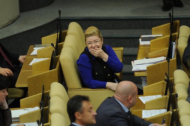 Елену Мизулину «застукали» в супермаркете премиум-класса