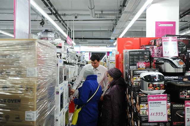 Продажи бытовой техники упали на 35 процентов
