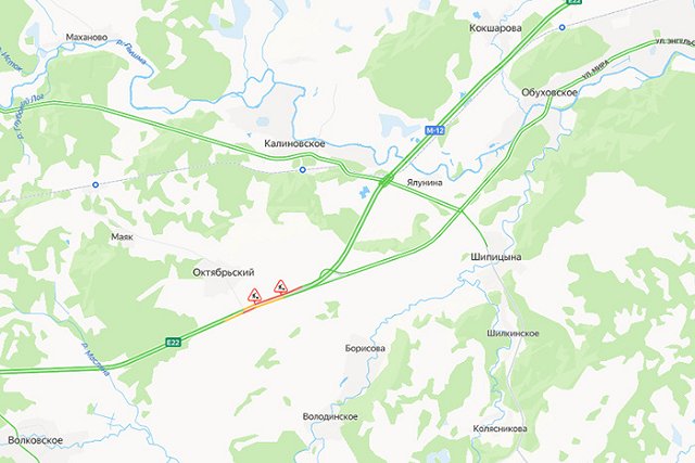 Движение ограничено на федеральной трассе «Екатеринбург — Тюмень»