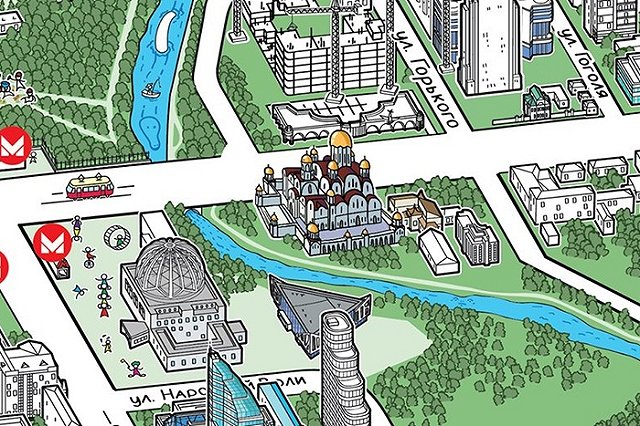 Рома Дик примерил храм на предложенные мэрией площадки