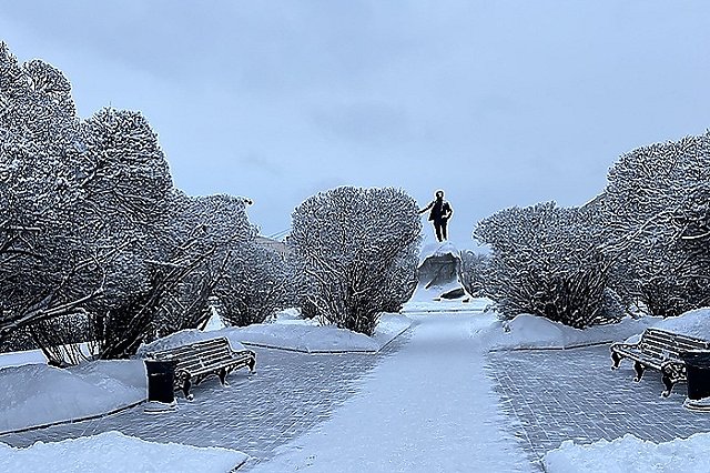 Из-за аномальных холодов екатеринбургские школьники остались дома
