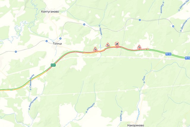 Стоим уже час: Пермский тракт вновь встал в огромную пробку сразу в двух местах