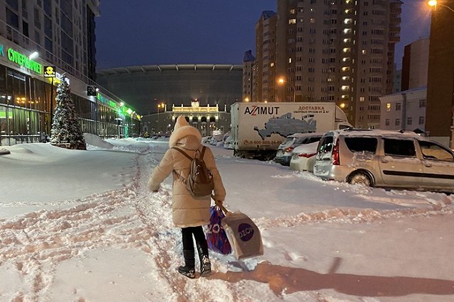 Снегопад в Екатеринбурге побил рекорд 1917 года