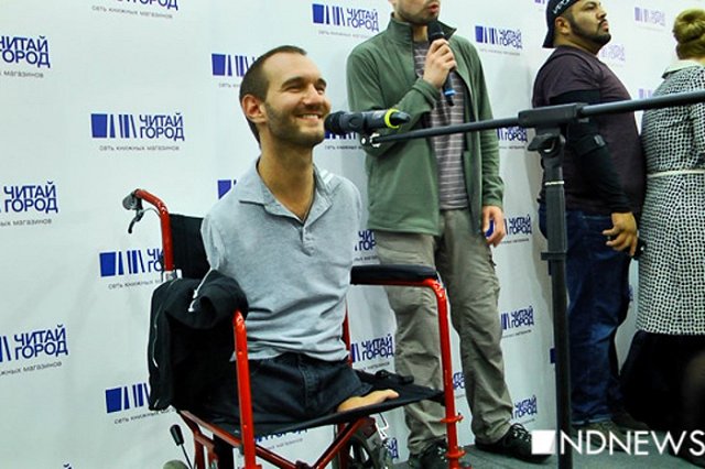 В Екатеринбурге побывал Ник Вуйчич