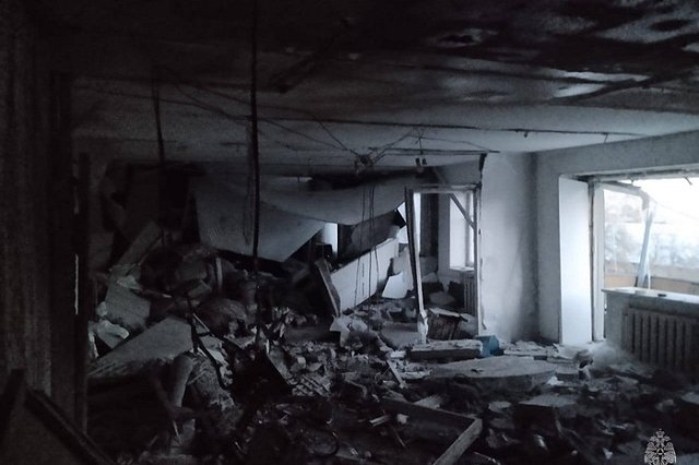 В свердловском посёлке в пятиэтажке взорвался газ