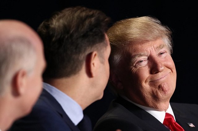 Собчак съездила на завтрак с Трампом и разочаровалась