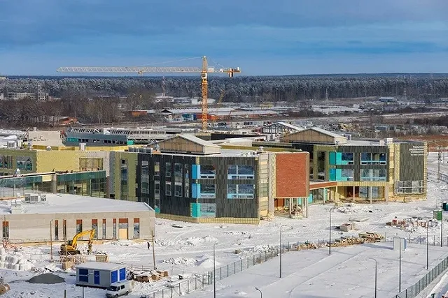 Строительство второй очереди кампуса УрФУ (ФОТО)