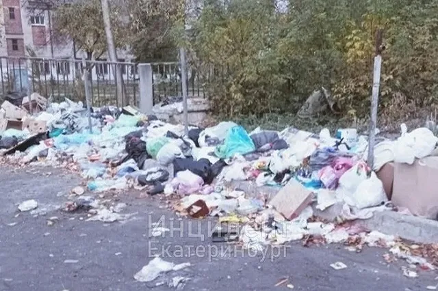 «Обама, остановись!». Жительница Уралмаша показала свалку во дворах, которую не убирают два месяца