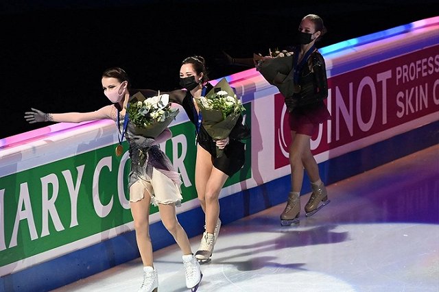 Российские фигуристки заняли весь пьедестал мирового первенства