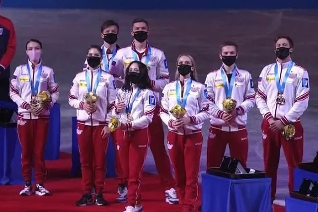 Сборная России выиграла командный чемпионат мира по фигурному катанию