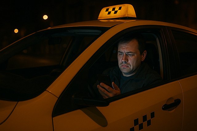 В Екатеринбурге таксисты испытывают трудности в работе по ночам из-за отключения мобильного интернета