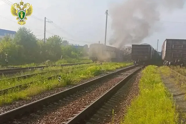 В Екатеринбурге загорелся вагон поезда
