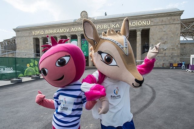 Победителей I Европейских Игр тепло встретили на Родине