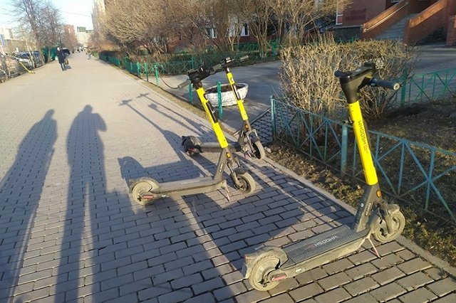 Стало известно, когда уберут элетросамокаты в Екатеринбурге