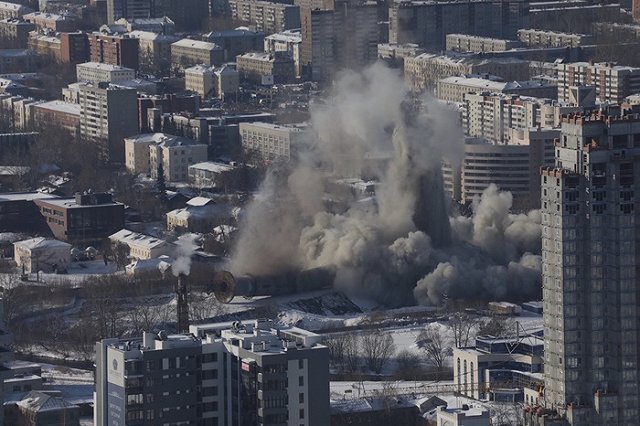 УГМК: «Снос телебашни прошел в штатном режиме»