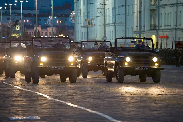 Сегодня вечером перекроют центр города из-за репетиции парада Победы