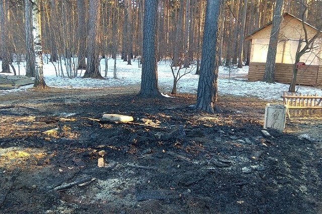 Пьяный екатеринбуржец пытался сжечь все строения и беседки в парке
