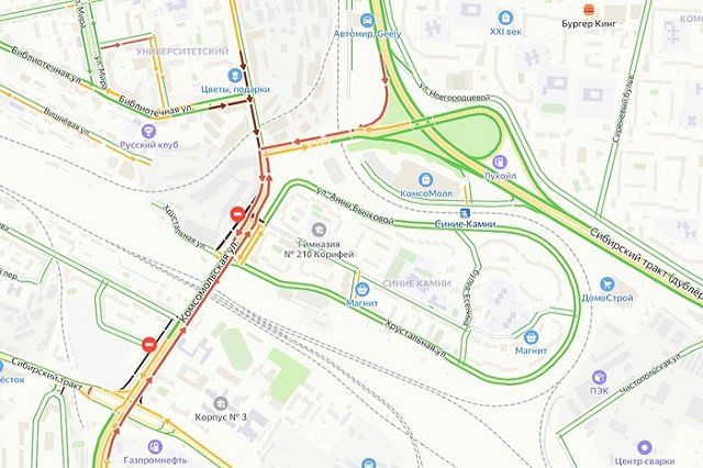 Был просто ад: около «Калины», где строится новая дорога, сломался светофор