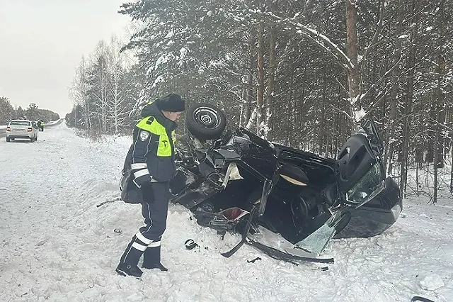 Два человека погибли в перевернувшейся «Ладе» под Режом