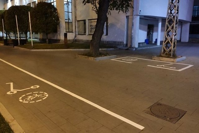 В Екатеринбурге появилась разметка для электросамокатов