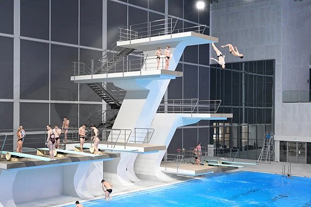 «Мы знаем, как у нас загружены бассейны». Дворец водных видов спорта открылся в Екатеринбурге