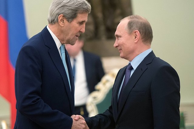 Встреча Путина с Керри продлилась почти 3,5 часа