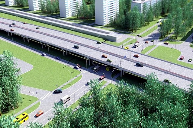 Екатеринбуржцам вновь пообещали построить большую развязку на выезд из Академического