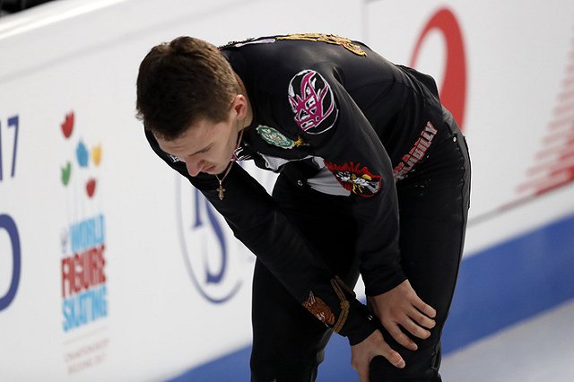 Россия после падения Ковтуна опустилась на ЧМ по фигурному катанию